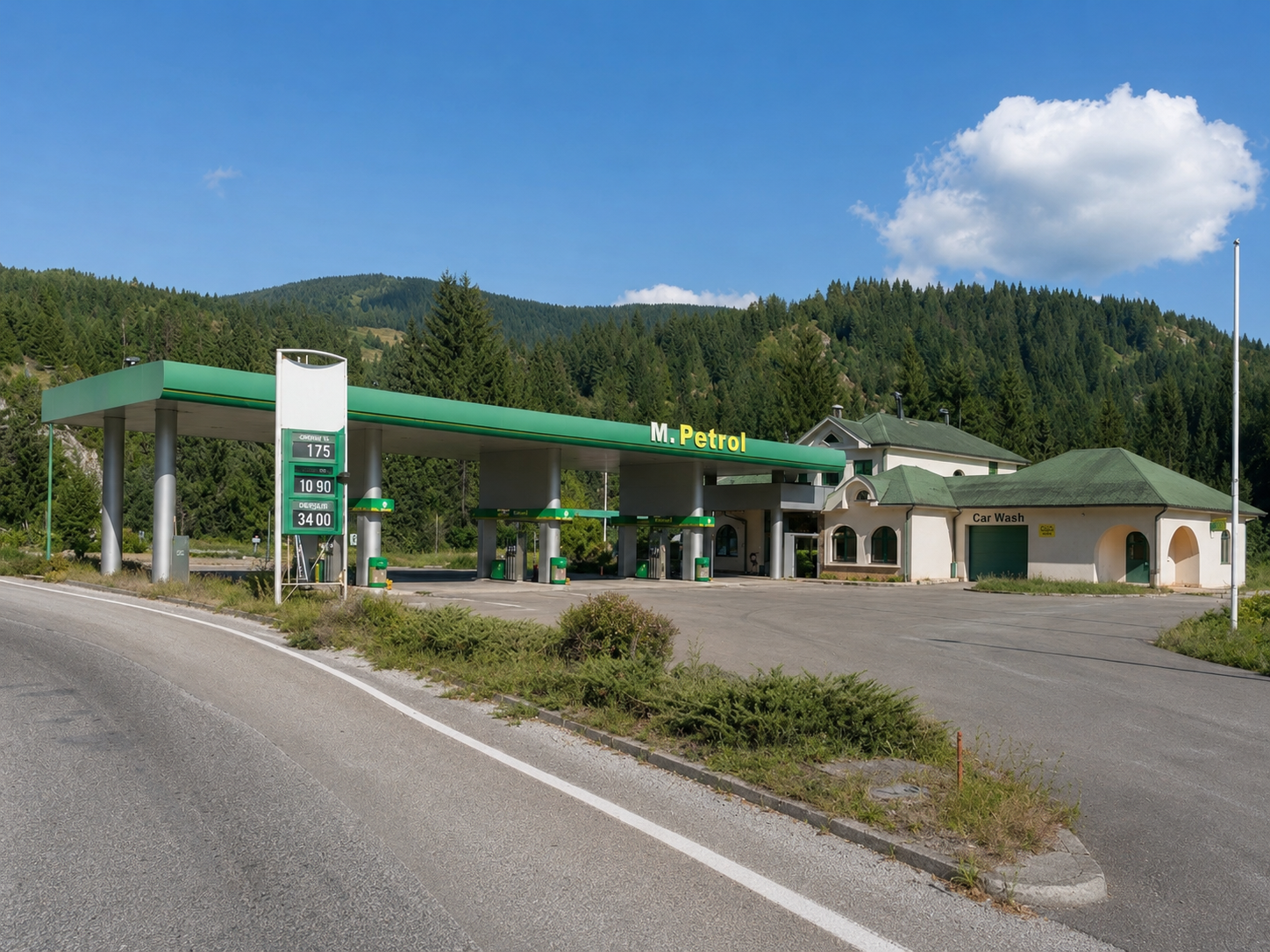 M Petrol Benzin İstasyonu Yenileme Projesi