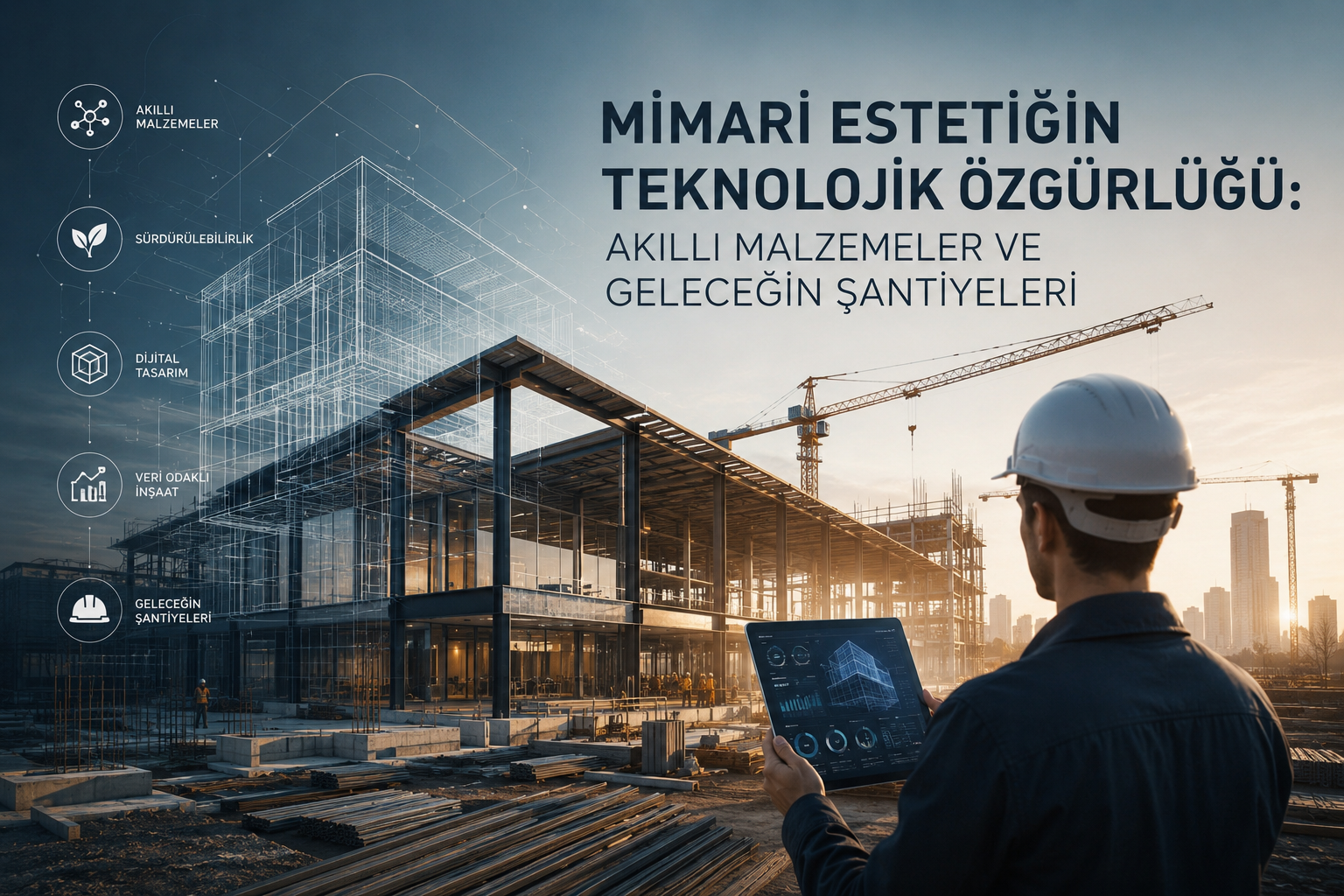 Mimari Estetiğin Teknolojik Özgürlüğü: Akıllı Malzemeler ve Geleceğin Şantiyeleri